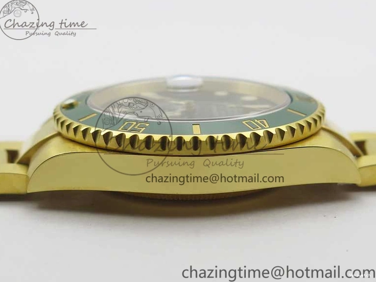 Wrapped YG 116610 Wrapped A2836 Edition ROF Submariner LV YG Green Bracelet on Best Dial 0422